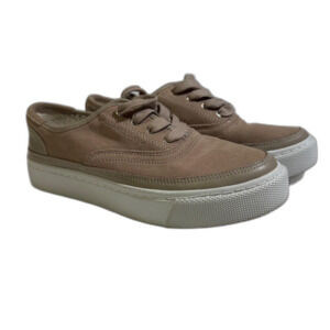 Allsaints Women's size 8 EU 38 Pink blush Trainers Bella suede leather sneaker